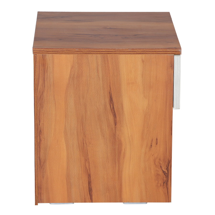 DualTone  Bed Side Table (Natural Teak & Russian White)