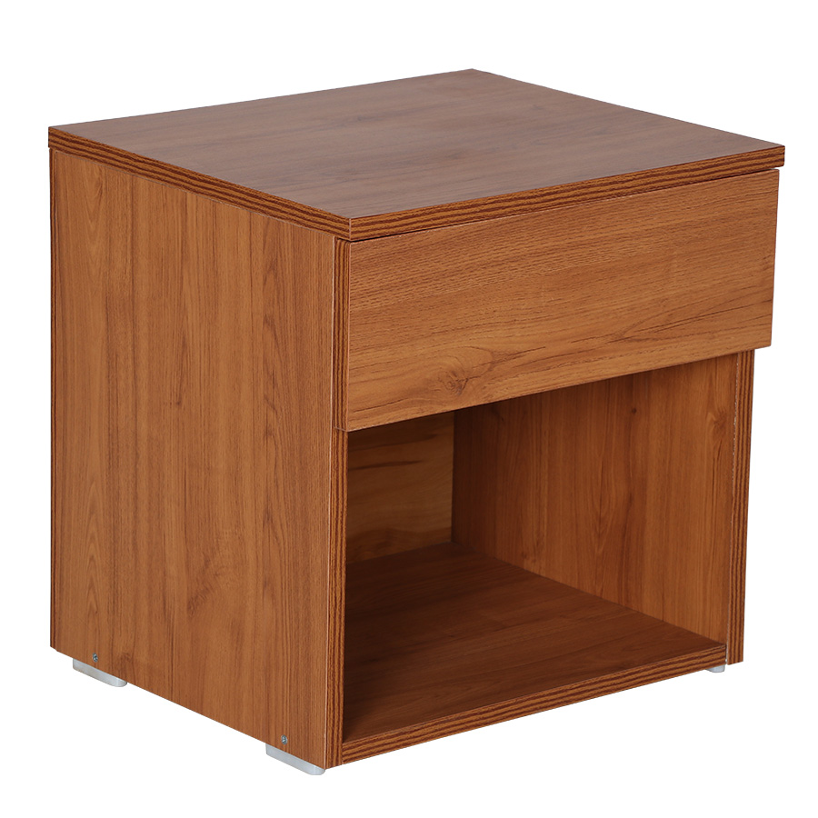 SoloNest Bed Side Table (Walnut Light)