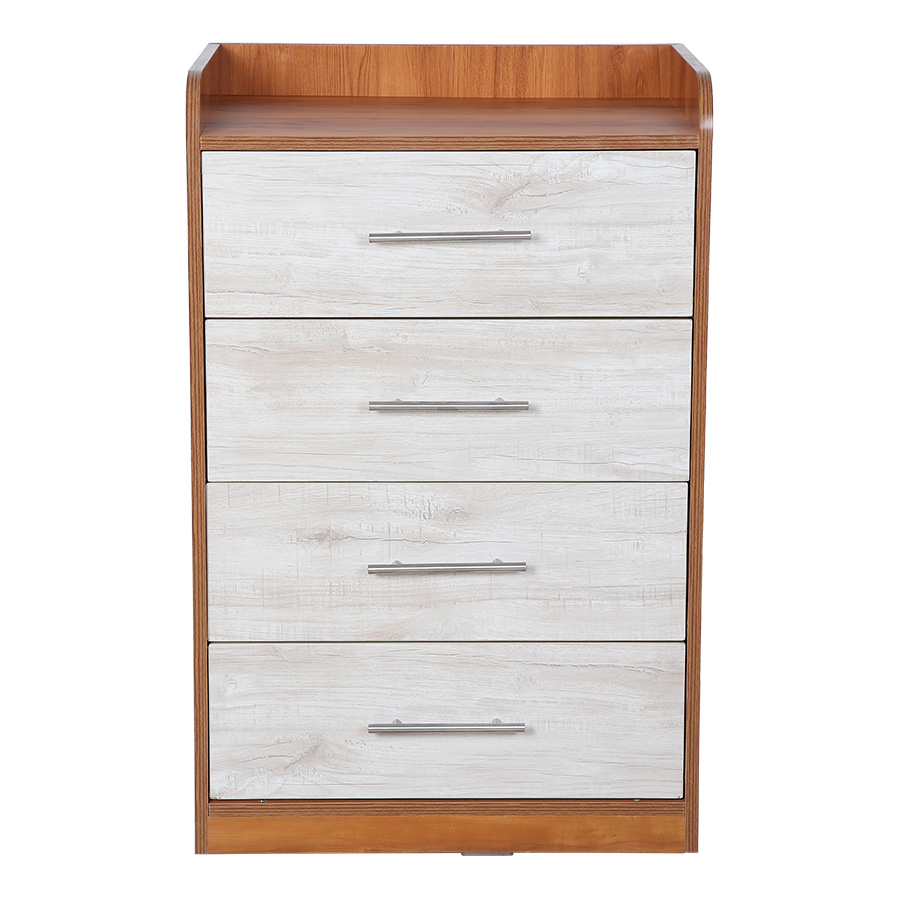 OakStack Chest of drawer  (Natural Teak & Russian White)