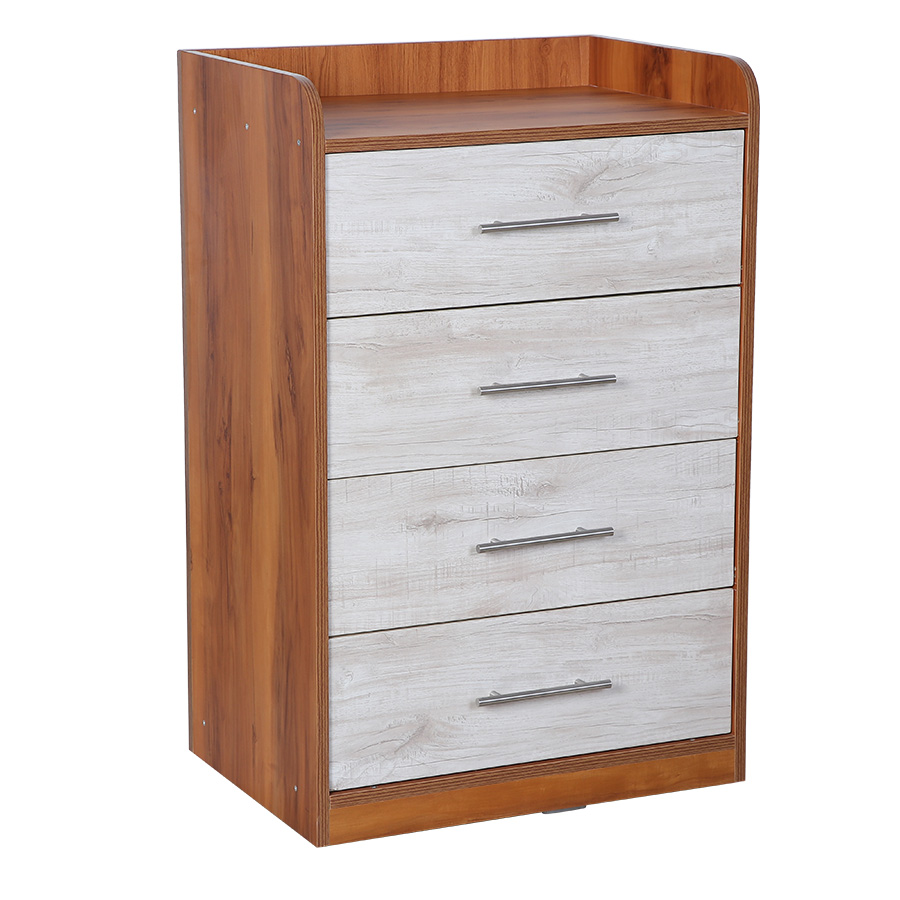 OakStack Chest of drawer  (Natural Teak & Russian White)
