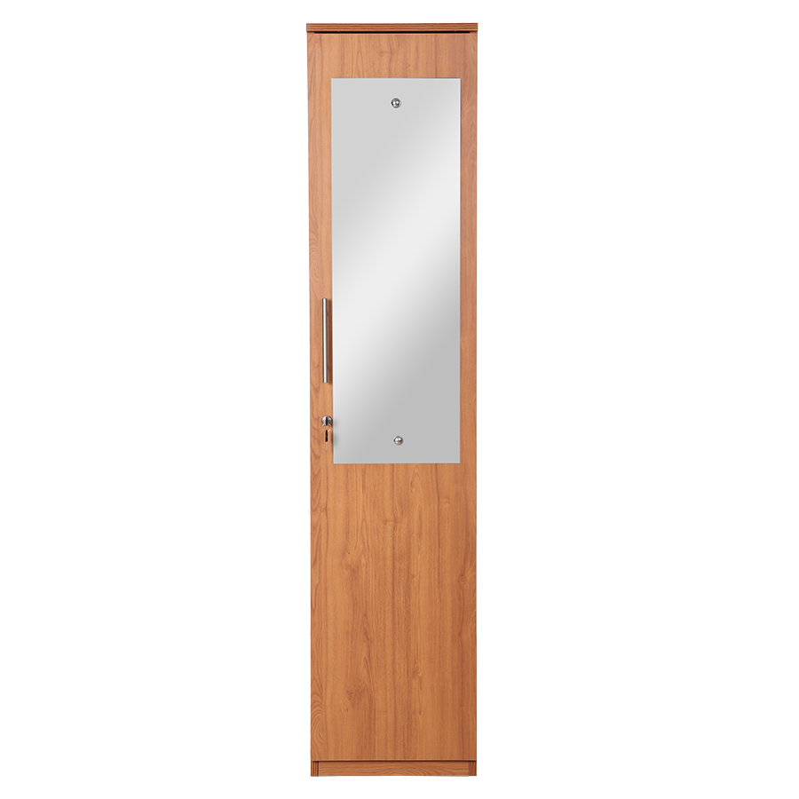 Velora 1 Door Wardrobe (Light Walnut)-2