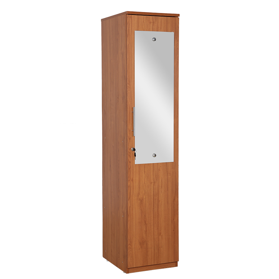 Velora 1 Door Wardrobe (Light Walnut)-2