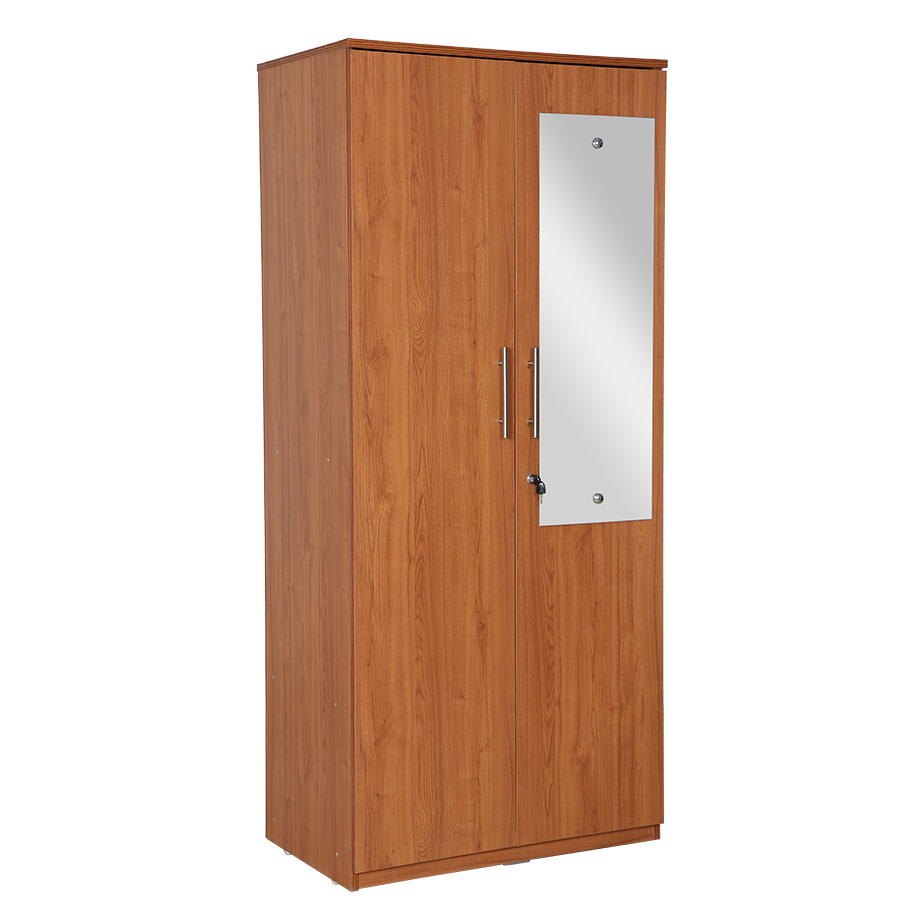 Velora 2 Door Wardrobe (Light Walnut)-2