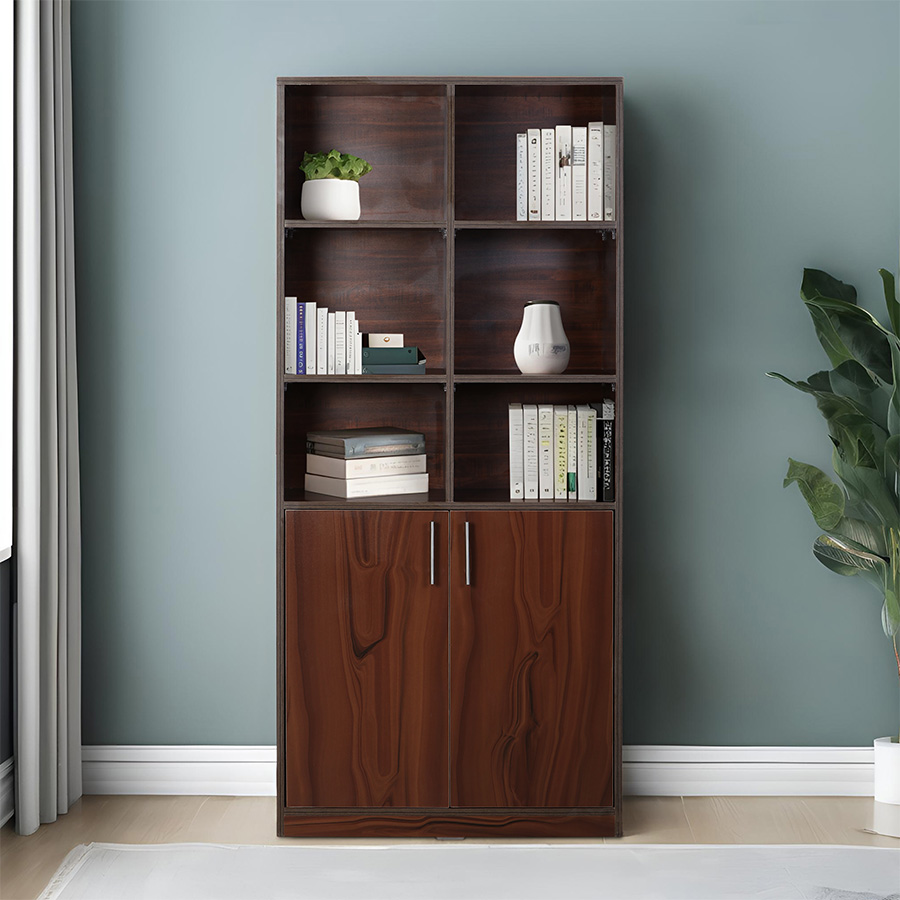 MidSpan Medium Bookshelf (Dark Walnut)