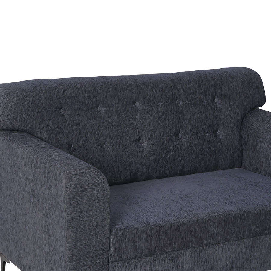 RestNest Fabric Sofa 2 Seater (Ash Grey)-2