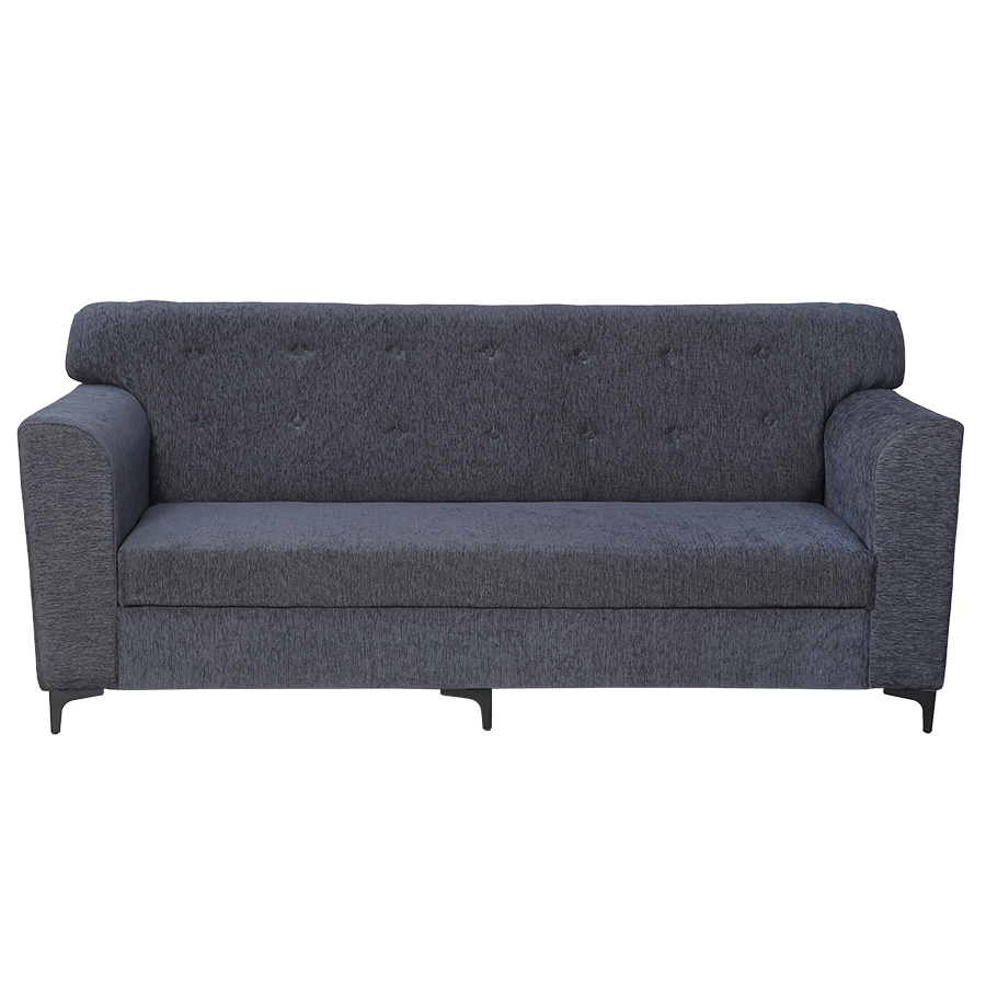 RestNest Fabric Sofa 3 Seater (Ash Grey)-2