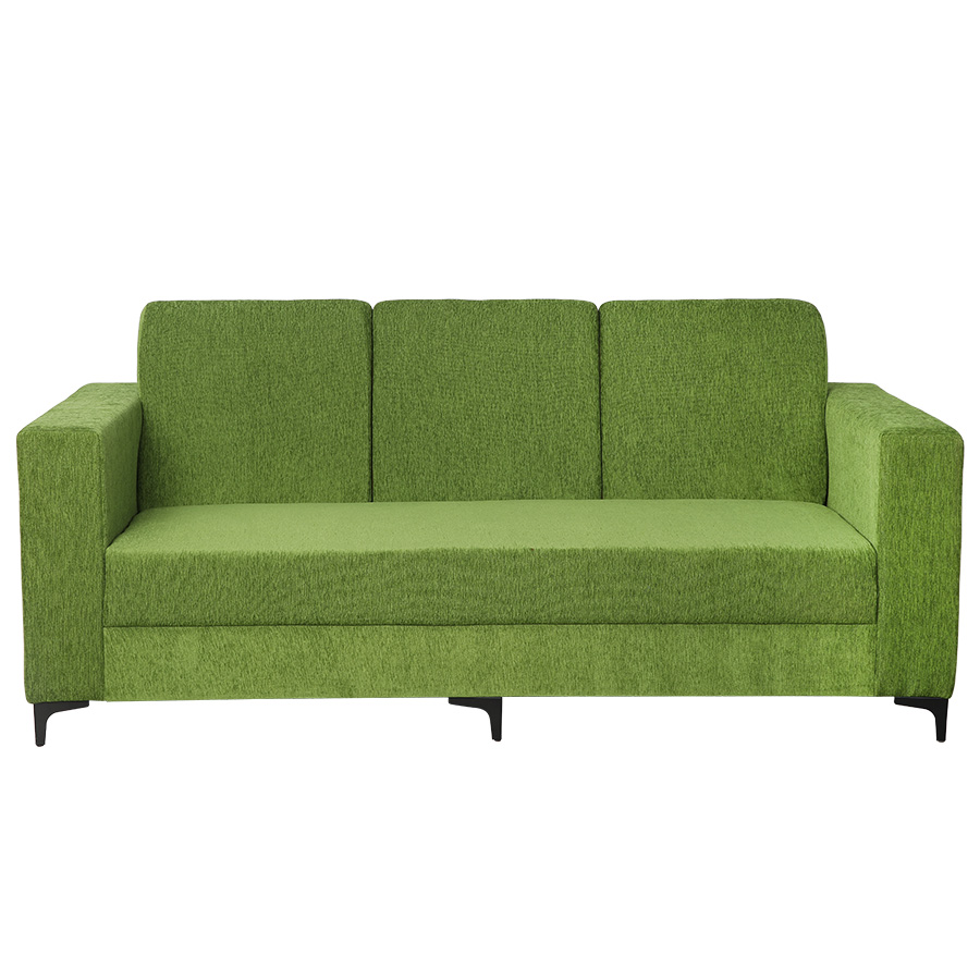CloudCouch Fabric Sofa 3 Seater (Green)-2