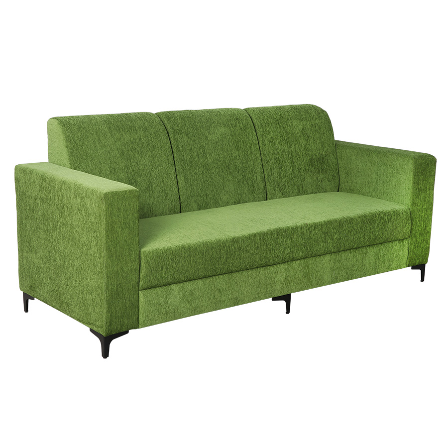 CloudCouch Fabric Sofa 3 Seater (Green)-2
