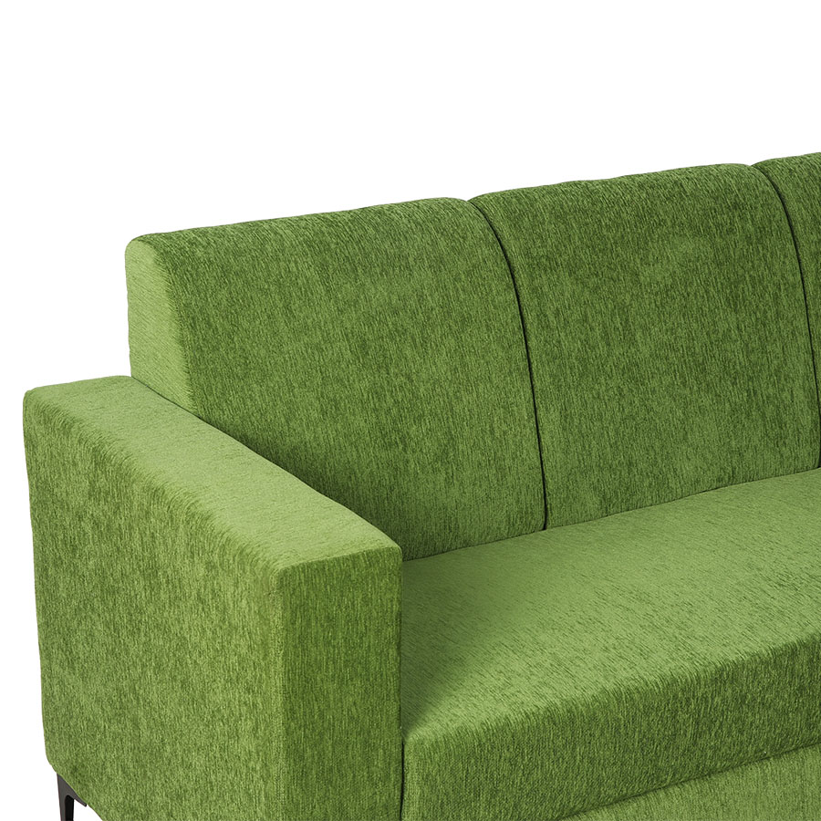 CloudCouch Fabric Sofa 3 Seater (Green)-2